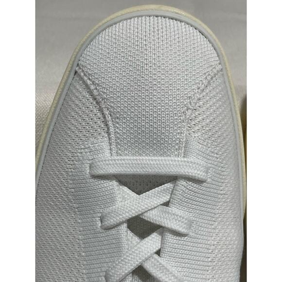 Rothy’s Lace Up Sneakers Bright White Size US 11 - Picture 4 of 9